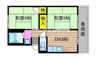 プレジール佐藤　Ｂ棟の物件間取画像